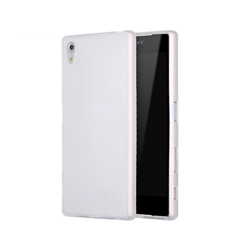 Housse Silicone Souple Mat pour Sony Xperia Z5 Blanc