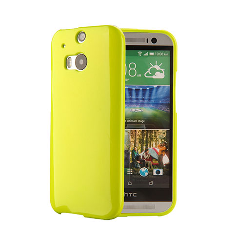 Housse Silicone TPU Souple Couleur Unie pour HTC One M8 Vert