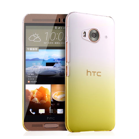 Housse Transparente Rigide Degrade pour HTC One Me Jaune