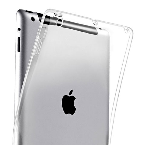 Housse Ultra Fine Silicone Souple Transparente pour Apple iPad 3 Clair