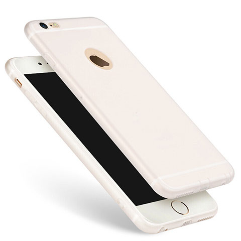 Housse Ultra Fine TPU Souple pour Apple iPhone 6 Blanc