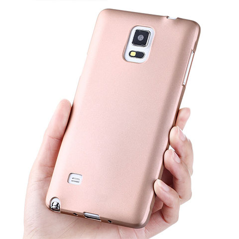 Housse Ultra Fine TPU Souple S02 pour Samsung Galaxy Note 4 Duos N9100 Dual SIM Or Rose