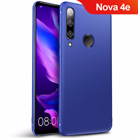 Housse Ultra Fine TPU Souple S03 pour Huawei Nova 4e Bleu