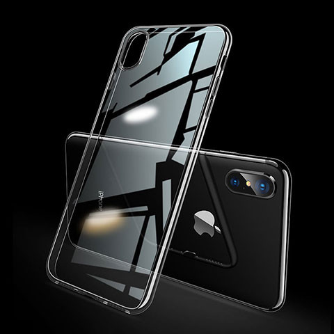 Housse Ultra Fine TPU Souple Transparente C08 pour Apple iPhone X Clair