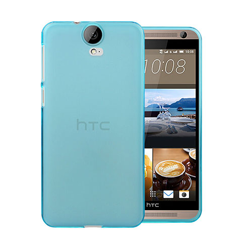 Housse Ultra Fine TPU Souple Transparente pour HTC One E9 Plus Bleu