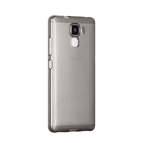 Housse Ultra Fine TPU Souple Transparente pour Huawei Honor 7 Dual SIM Gris