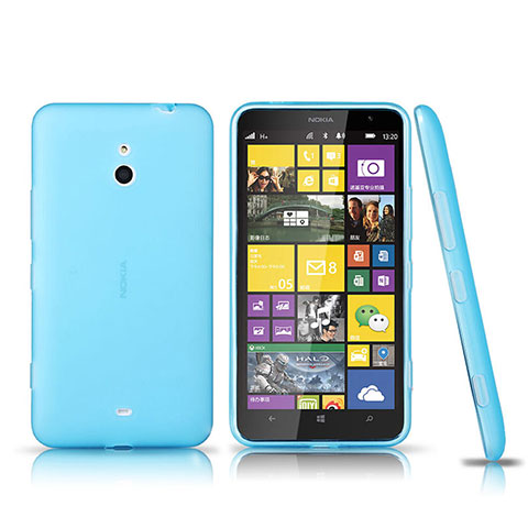 Housse Ultra Fine TPU Souple Transparente pour Nokia Lumia 1320 Bleu