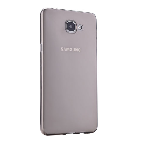 Housse Ultra Fine TPU Souple Transparente pour Samsung Galaxy A9 Pro (2016) SM-A9100 Gris