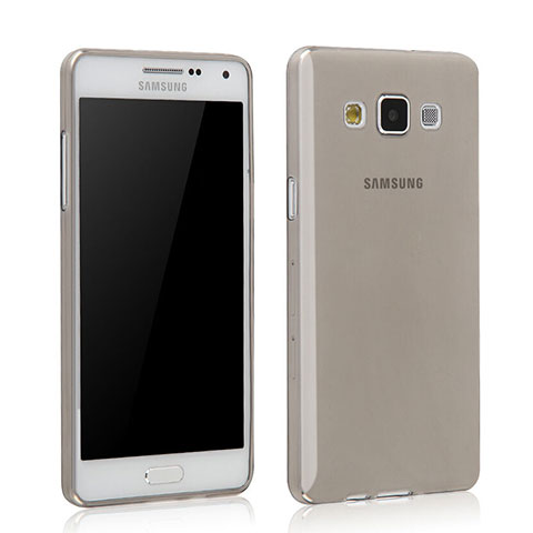 Housse Ultra Fine TPU Souple Transparente pour Samsung Galaxy Grand 3 G7200 Gris