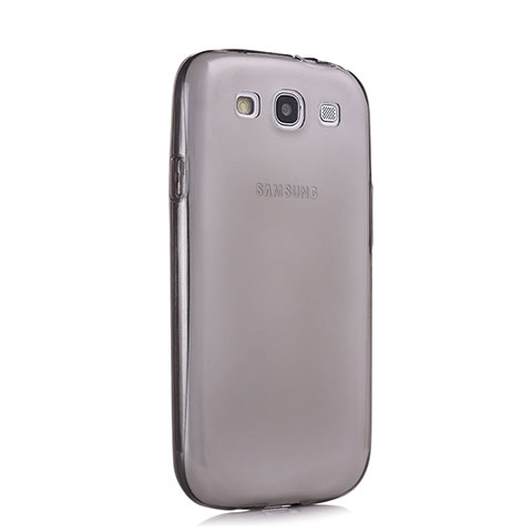 Housse Ultra Fine TPU Souple Transparente pour Samsung Galaxy S3 4G i9305 Gris