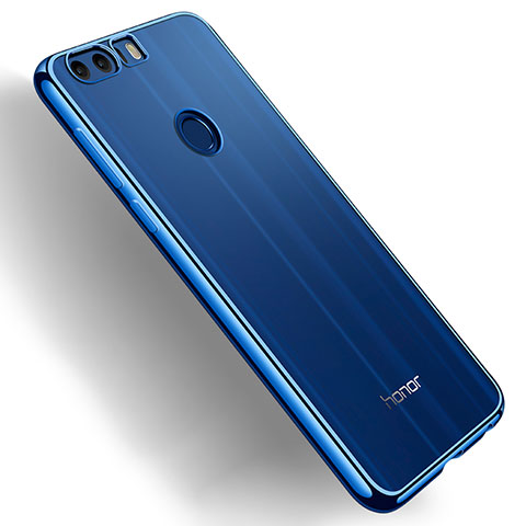 Housse Ultra Fine TPU Souple Transparente T03 pour Huawei Honor 8 Bleu