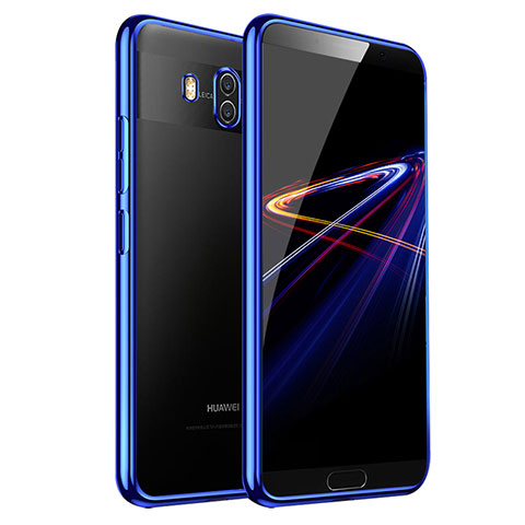 Housse Ultra Fine TPU Souple Transparente T03 pour Huawei Mate 10 Bleu