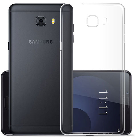 Housse Ultra Fine TPU Souple Transparente T03 pour Samsung Galaxy C9 Pro C9000 Clair