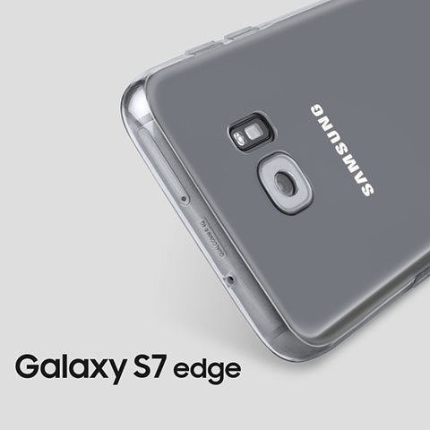 Housse Ultra Fine TPU Souple Transparente T03 pour Samsung Galaxy S7 Edge G935F Clair