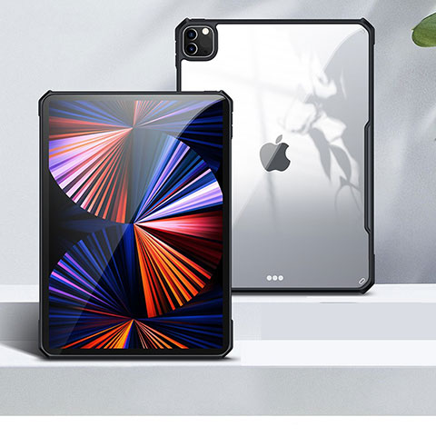 Housse Ultra Fine TPU Souple Transparente T04 pour Apple iPad Pro 11 (2020) Noir