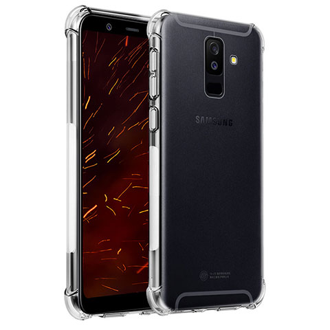 Housse Ultra Fine TPU Souple Transparente T04 pour Samsung Galaxy A6 Plus (2018) Clair