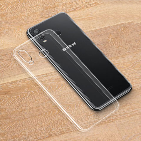 Housse Ultra Fine TPU Souple Transparente T05 pour Samsung Galaxy A6s Clair