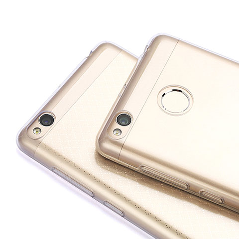 Housse Ultra Fine TPU Souple Transparente T06 pour Xiaomi Redmi 3 Pro Gris