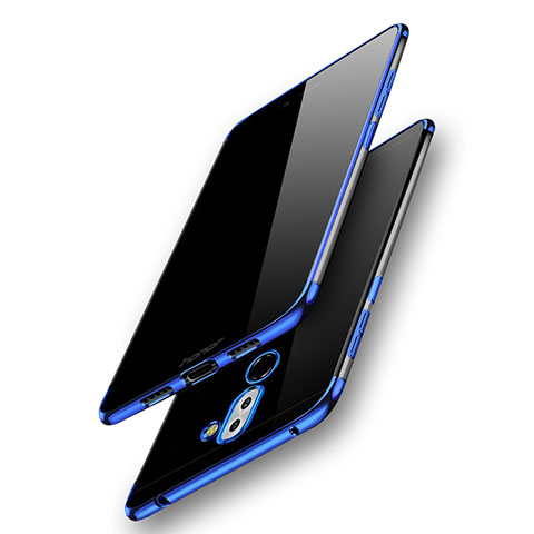 Housse Ultra Fine TPU Souple Transparente T07 pour Huawei Honor 6X Pro Bleu