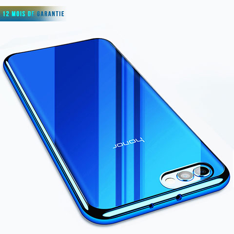 Housse Ultra Fine TPU Souple Transparente T07 pour Huawei Honor View 10 Bleu