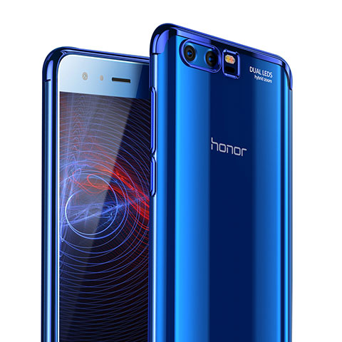 Housse Ultra Fine TPU Souple Transparente T09 pour Huawei Honor 9 Premium Bleu
