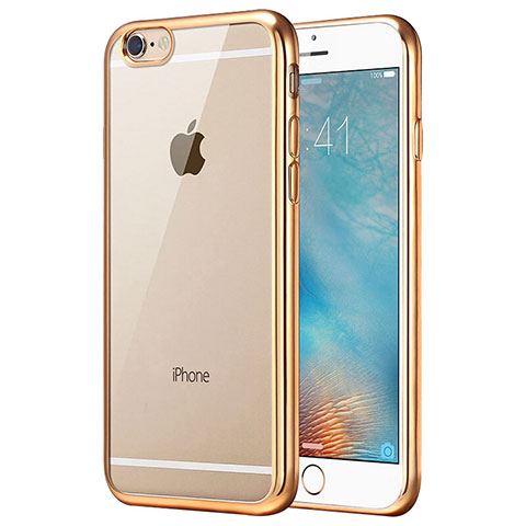 Housse Ultra Fine TPU Souple Transparente T21 pour Apple iPhone 8 Or