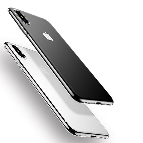 Housse Ultra Fine TPU Souple Transparente T22 pour Apple iPhone X Clair