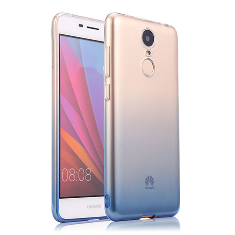 Housse Ultra Fine Transparente Souple Degrade pour Huawei Enjoy 6 Bleu