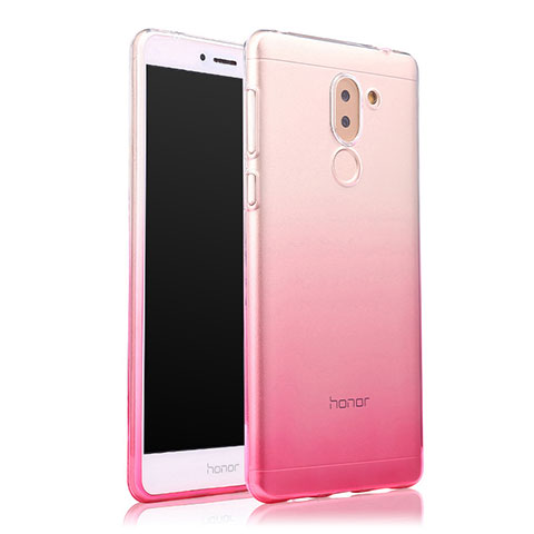 Housse Ultra Fine Transparente Souple Degrade pour Huawei Honor 6X Pro Rose