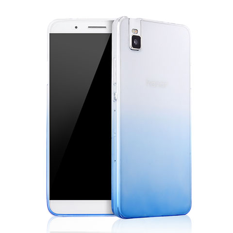 Housse Ultra Fine Transparente Souple Degrade pour Huawei Honor 7i shot X Bleu