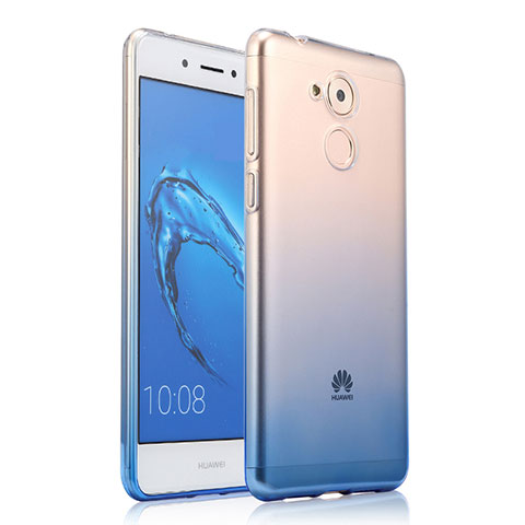 Housse Ultra Fine Transparente Souple Degrade pour Huawei Nova Smart Bleu