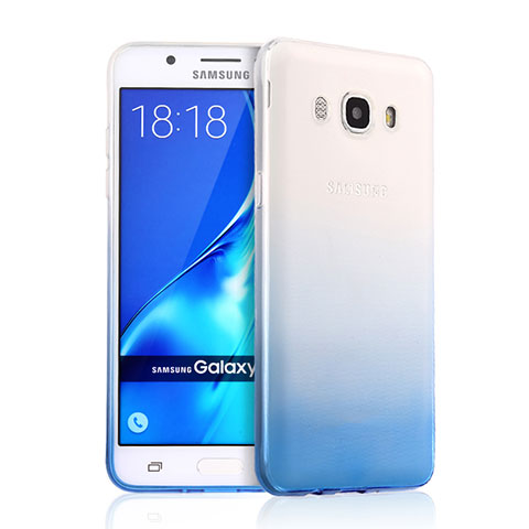 Housse Ultra Fine Transparente Souple Degrade pour Samsung Galaxy J5 (2016) J510FN J5108 Bleu