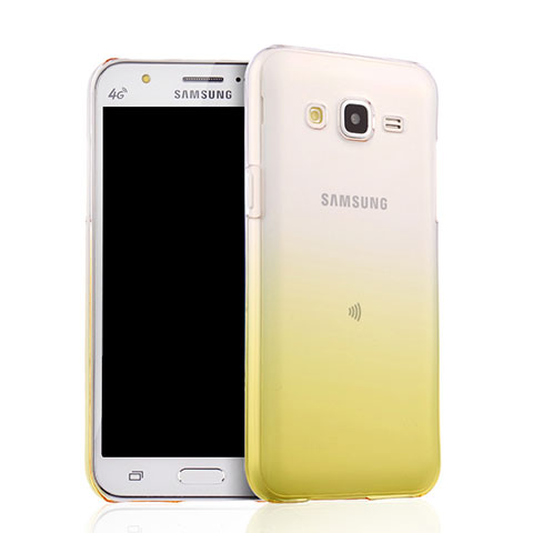 Housse Ultra Fine Transparente Souple Degrade pour Samsung Galaxy J5 SM-J500F Jaune