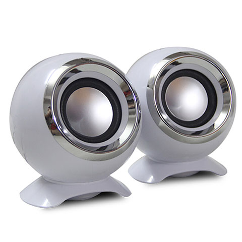 Mini Haut-Parleur Enceinte Portable Haut Parleur Blanc