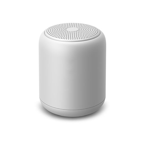 Mini Haut Parleur Enceinte Portable Sans Fil Bluetooth Haut-Parleur K02 Blanc