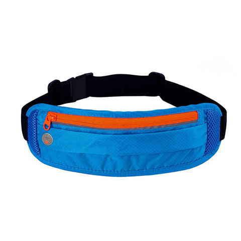 Sacs Banane Ceinture de Course Reglable Etanche Universel S01 Bleu