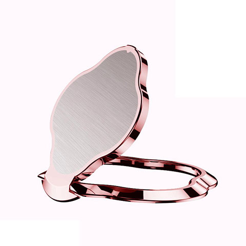 Support Bague Anneau Support Telephone Magnetique Universel H11 Or Rose