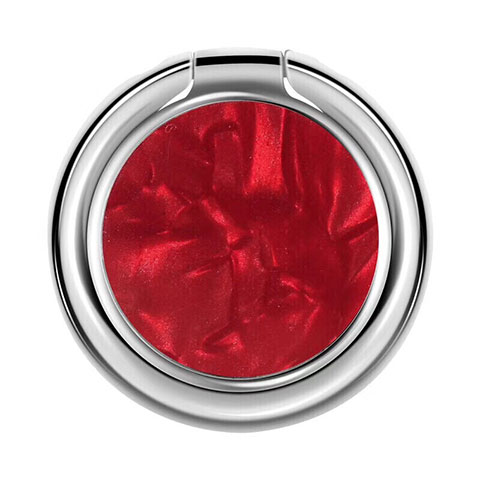 Support Bague Anneau Support Telephone Magnetique Universel Z12 Rouge
