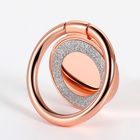 Support Bague Anneau Support Telephone Magnetique Universel Z15 Or Rose