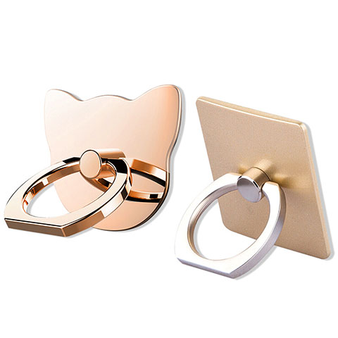 Support Bague Anneau Support Telephone Universel 2PCS Or