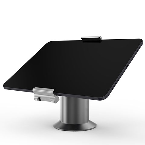 Support de Bureau Support Tablette Flexible Universel Pliable Rotatif 360 K12 pour Apple iPad 3 Gris