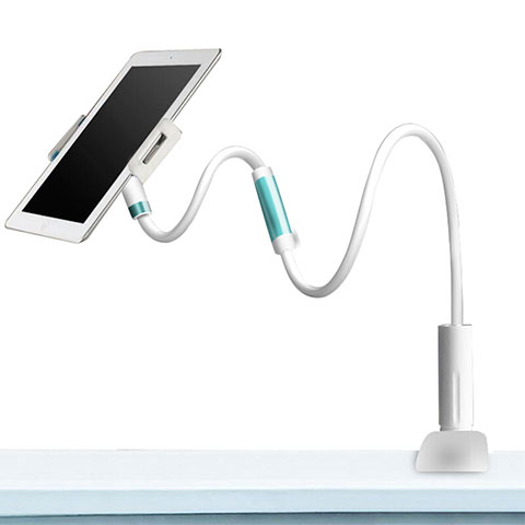 Support de Bureau Support Tablette Flexible Universel Pliable Rotatif 360 pour Apple iPad New Air (2019) 10.5 Blanc