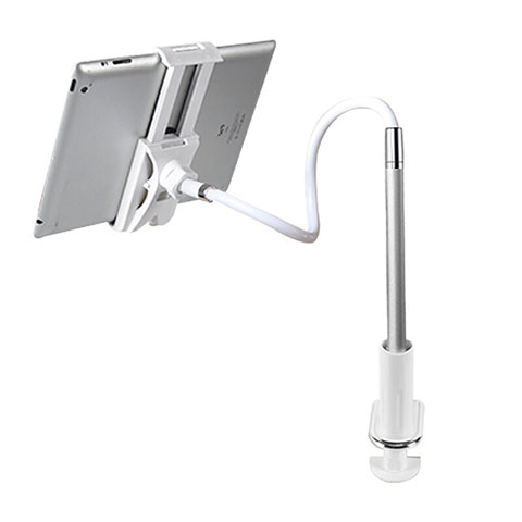 Support de Bureau Support Tablette Flexible Universel Pliable Rotatif 360 T36 pour Apple iPad Air 10.9 (2020) Argent