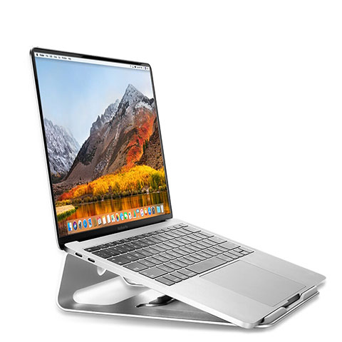 Support Ordinateur Portable Universel S04 pour Apple MacBook Air 13.3 pouces (2018) Argent