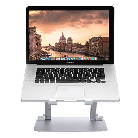 Support Ordinateur Portable Universel S08 pour Apple MacBook 12 pouces Argent