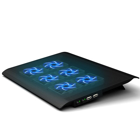 Support Ordinateur Portable Ventilateur de Refroidissement Radiateur Universel 9 Pouces a 16 Pouces M03 pour Apple MacBook Pro 13 pouces Noir