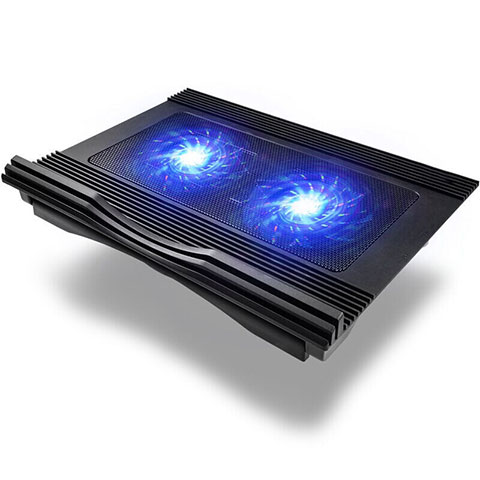 Support Ordinateur Portable Ventilateur de Refroidissement Radiateur Universel 9 Pouces a 16 Pouces M10 pour Samsung Galaxy Book Flex 15.6 NP950QCG Noir