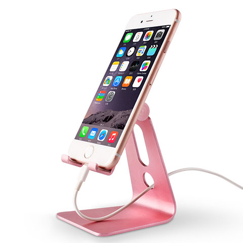 Support Telephone Support de Bureau Universel T08 Rose