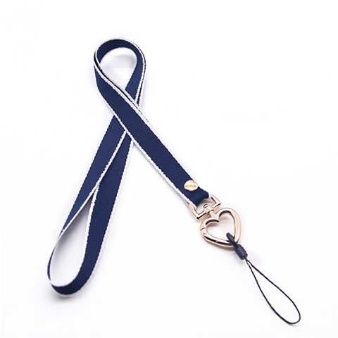 Tour de Cou Laniere Attache Strap Universel N06 Bleu