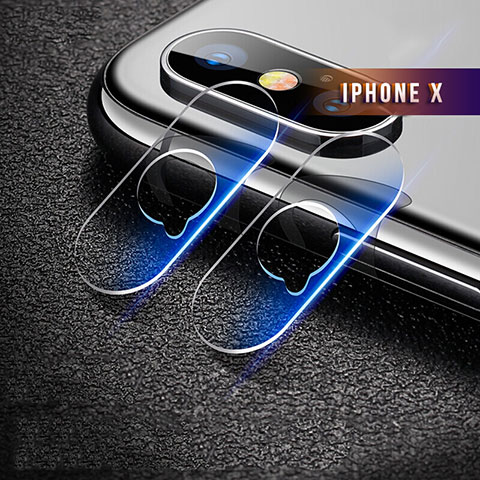 Verre Trempe Protecteur de Camera F06 pour Apple iPhone Xs Clair